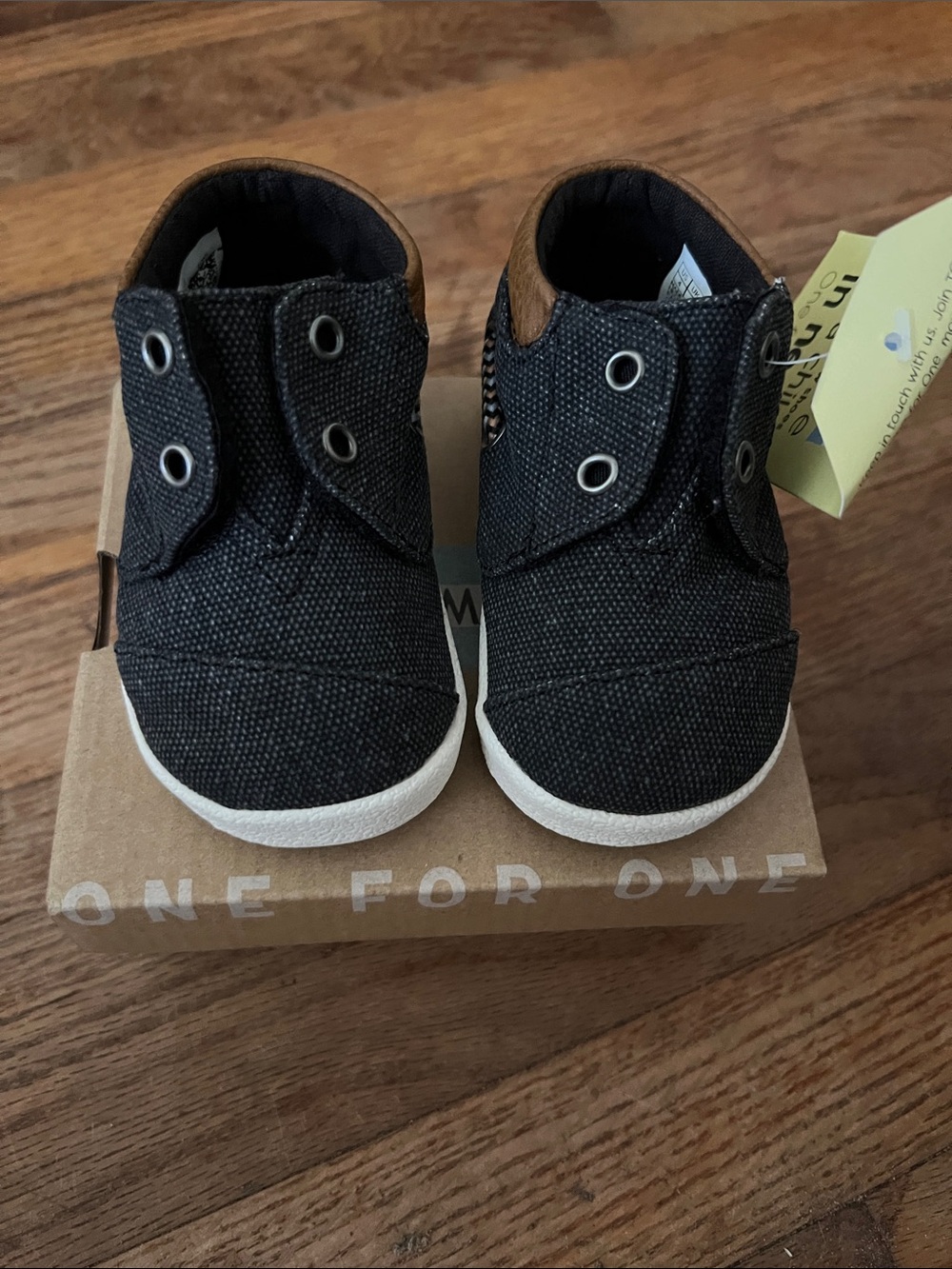 Tom’s tiny Bimini high black washed canvas